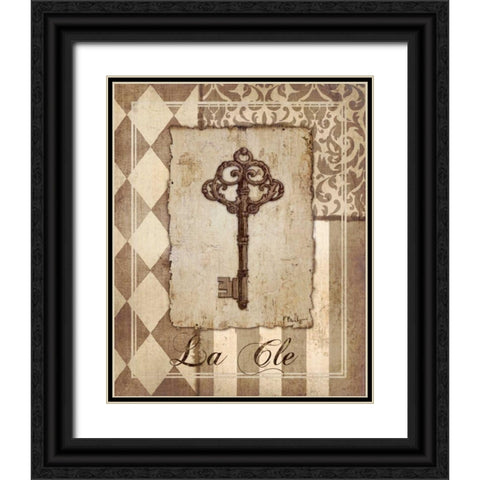Provincial Collage III Black Ornate Wood Framed Art Print with Double Matting by Brent, Paul