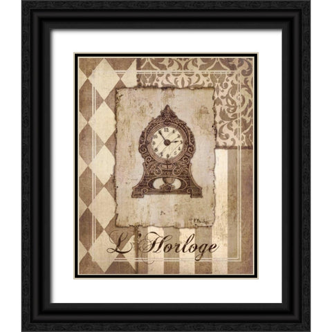 Provincial Collage IV Black Ornate Wood Framed Art Print with Double Matting by Brent, Paul