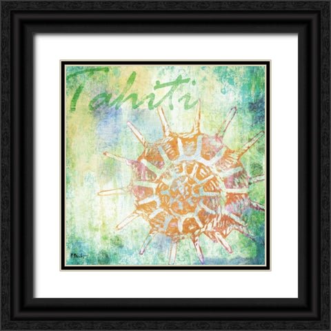 Martinique Shells II Black Ornate Wood Framed Art Print with Double Matting by Brent, Paul