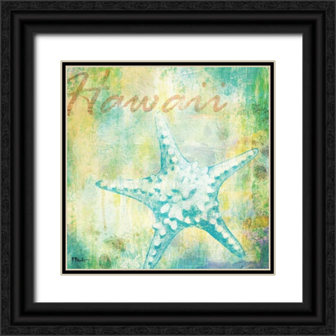 Martinique Shells IV Black Ornate Wood Framed Art Print with Double Matting by Brent, Paul
