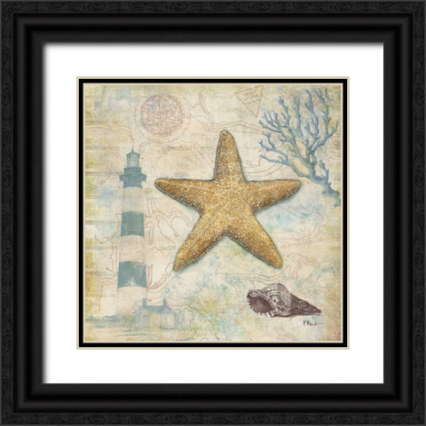 Discovery Shell III Black Ornate Wood Framed Art Print with Double Matting by Brent, Paul