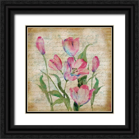 Poetic Garden II Black Ornate Wood Framed Art Print with Double Matting by Brent, Paul