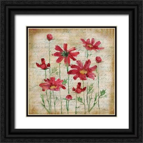 Poetic Garden III Black Ornate Wood Framed Art Print with Double Matting by Brent, Paul