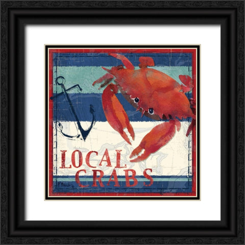 Deep Sea Crab Black Ornate Wood Framed Art Print with Double Matting by Brent, Paul
