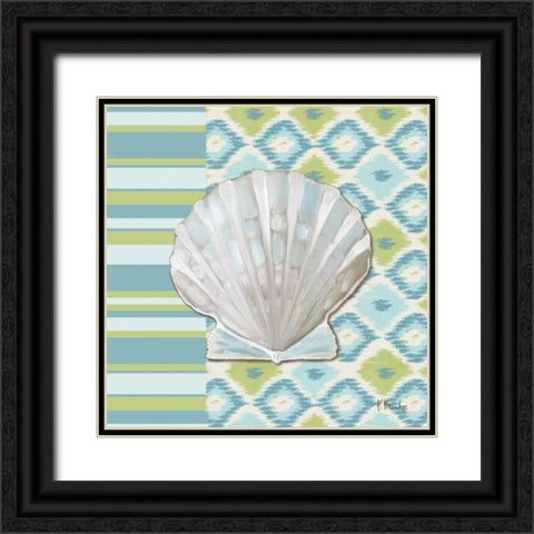 Watercolors I Black Ornate Wood Framed Art Print with Double Matting by Brent, Paul