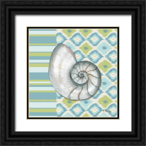 Watercolors III Black Ornate Wood Framed Art Print with Double Matting by Brent, Paul