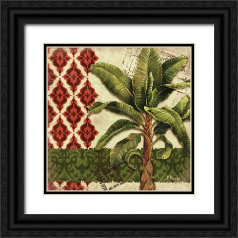 Thai Palm I Black Ornate Wood Framed Art Print with Double Matting by Brent, Paul