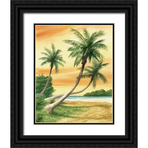 Tropical Dream II Black Ornate Wood Framed Art Print with Double Matting by Duke, William
