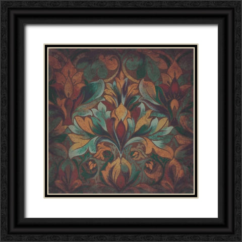 Rainforest II Black Ornate Wood Framed Art Print with Double Matting by Engman, Allyn