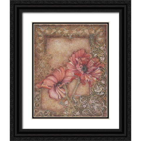 Avalon Romance II Black Ornate Wood Framed Art Print with Double Matting by Engman, Allyn