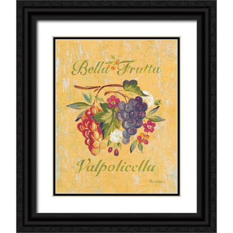 Valpolicella Black Ornate Wood Framed Art Print with Double Matting by Gladding, Pamela