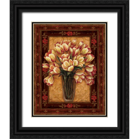 View From Pompeii II Black Ornate Wood Framed Art Print with Double Matting by Gladding, Pamela