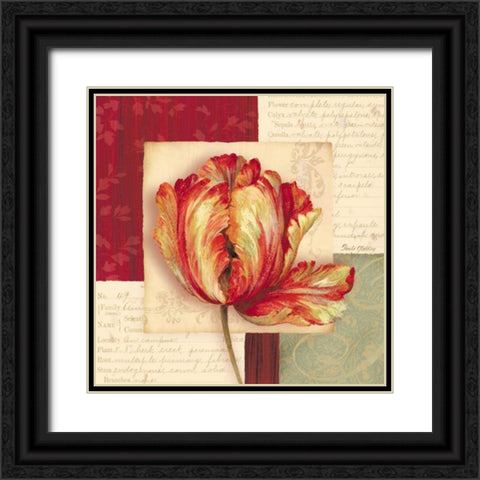 Bella Donna I Black Ornate Wood Framed Art Print with Double Matting by Gladding, Pamela