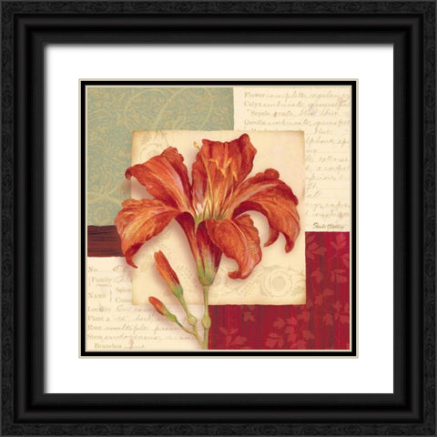Bella Donna II Black Ornate Wood Framed Art Print with Double Matting by Gladding, Pamela