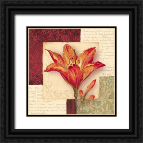 Bella Donna IV Black Ornate Wood Framed Art Print with Double Matting by Gladding, Pamela