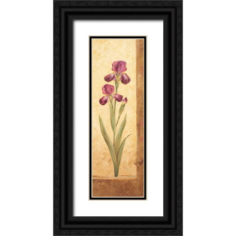 Grandiflora II Black Ornate Wood Framed Art Print with Double Matting by Gladding, Pamela