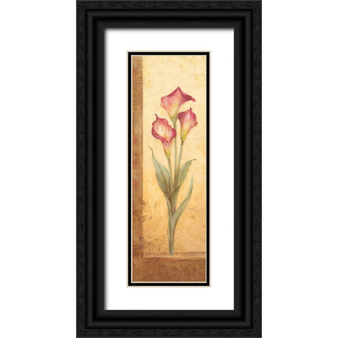 Grandiflora III Black Ornate Wood Framed Art Print with Double Matting by Gladding, Pamela