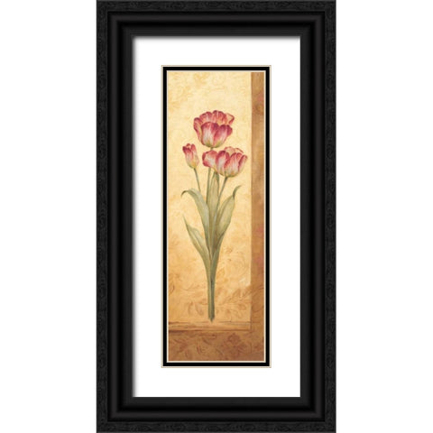 Grandiflora IV Black Ornate Wood Framed Art Print with Double Matting by Gladding, Pamela