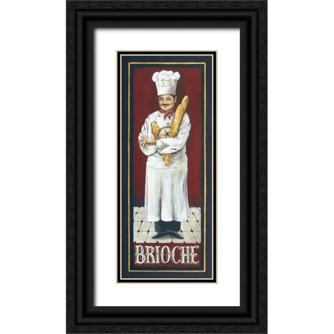 Brioche Black Ornate Wood Framed Art Print with Double Matting by Gorham, Gregory