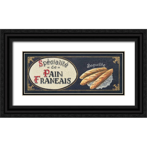 Baguette Black Ornate Wood Framed Art Print with Double Matting by Gorham, Gregory
