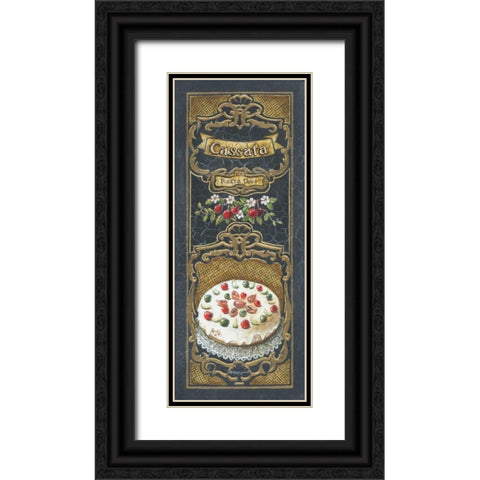 Cassata Black Ornate Wood Framed Art Print with Double Matting by Gorham, Gregory