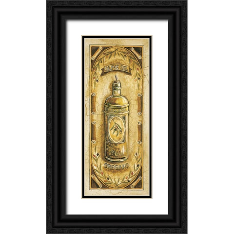 Olive Oil - Oregano Black Ornate Wood Framed Art Print with Double Matting by Gorham, Gregory