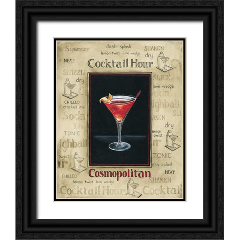 Cosmopolitan Black Ornate Wood Framed Art Print with Double Matting by Gorham, Gregory