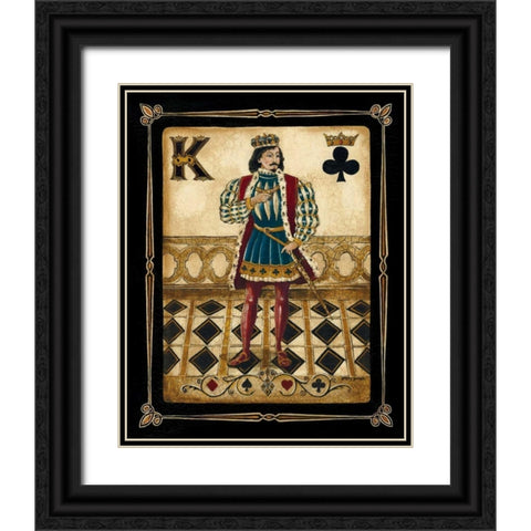 Harlequin King Black Ornate Wood Framed Art Print with Double Matting by Gorham, Gregory