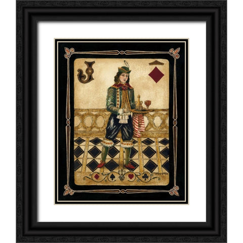 Harlequin Jack Black Ornate Wood Framed Art Print with Double Matting by Gorham, Gregory
