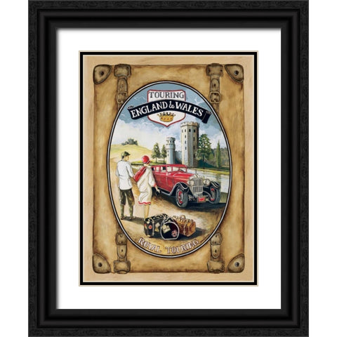 Royal Touring Black Ornate Wood Framed Art Print with Double Matting by Gorham, Gregory