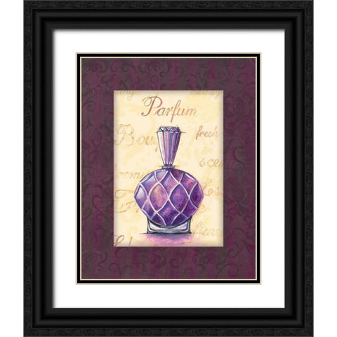 Parfum III Black Ornate Wood Framed Art Print with Double Matting by Gorham, Gregory