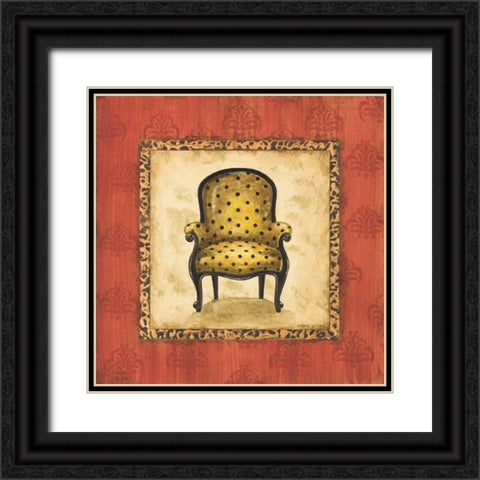 Parlor Chair I Black Ornate Wood Framed Art Print with Double Matting by Gorham, Gregory
