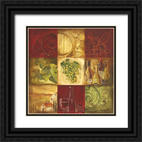 Tuscan Wine I Black Ornate Wood Framed Art Print with Double Matting by Gorham, Gregory