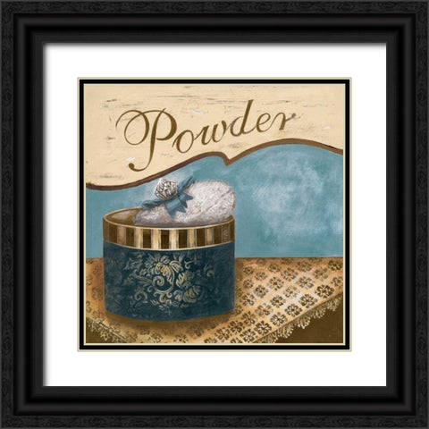 Bath Accessories I Black Ornate Wood Framed Art Print with Double Matting by Gorham, Gregory