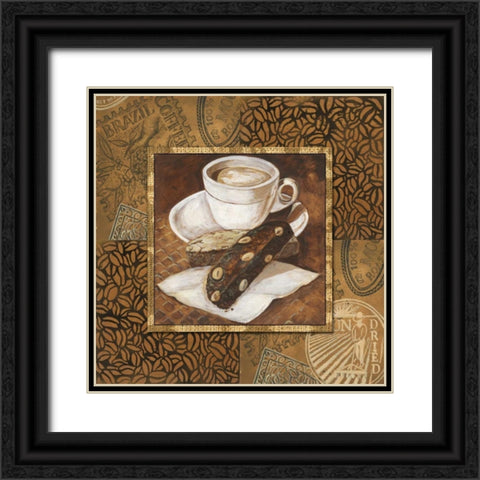Coffee I Black Ornate Wood Framed Art Print with Double Matting by Gorham, Gregory