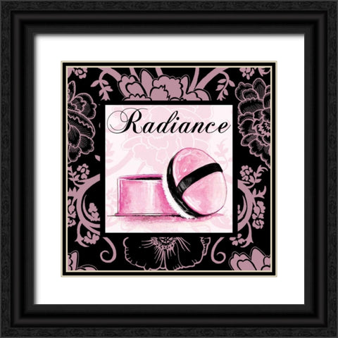 Fashion Pink Radiance Black Ornate Wood Framed Art Print with Double Matting by Gorham, Gregory
