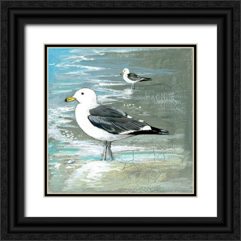 Sea Birds I Black Ornate Wood Framed Art Print with Double Matting by Gorham, Gregory
