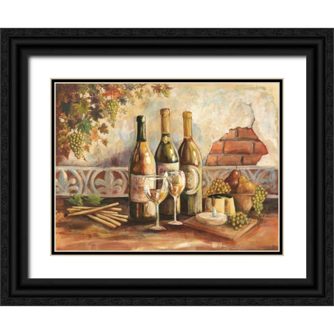 Bountiful Wine I Black Ornate Wood Framed Art Print with Double Matting by Gorham, Gregory
