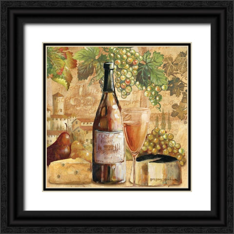 Abruzzi Splendor Black Ornate Wood Framed Art Print with Double Matting by Gorham, Gregory