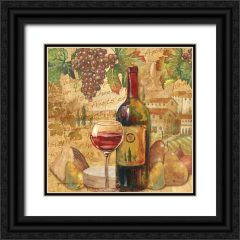 Chianti Abundance Black Ornate Wood Framed Art Print with Double Matting by Gorham, Gregory