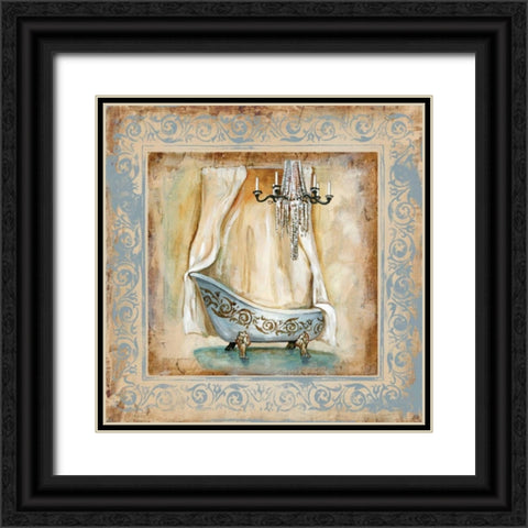 Elegant Bath II Black Ornate Wood Framed Art Print with Double Matting by Gorham, Gregory