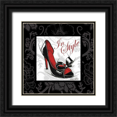 In Style Black Ornate Wood Framed Art Print with Double Matting by Gorham, Gregory