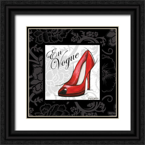 En Vogue Black Ornate Wood Framed Art Print with Double Matting by Gorham, Gregory