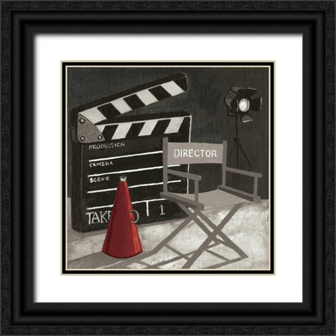 Film III Black Ornate Wood Framed Art Print with Double Matting by Gorham, Gregory
