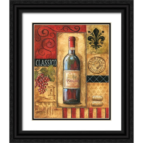 Tuscan Classico Black Ornate Wood Framed Art Print with Double Matting by Gorham, Gregory