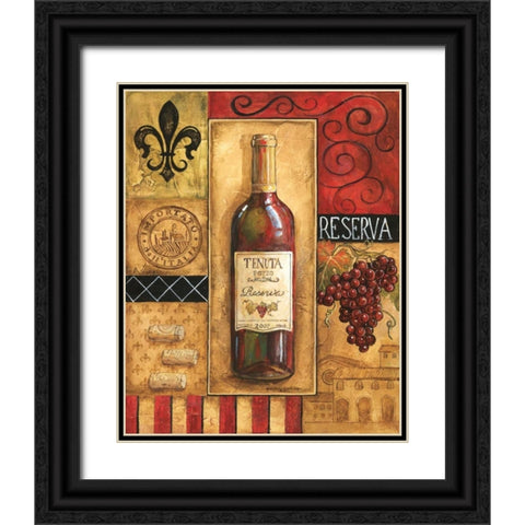 Reserva Tenuta Black Ornate Wood Framed Art Print with Double Matting by Gorham, Gregory