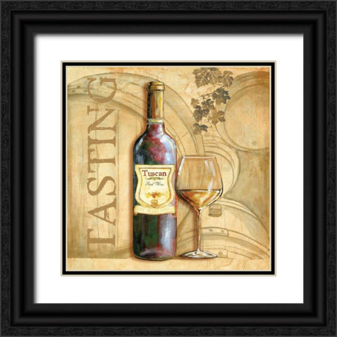 Tasting Notes I Black Ornate Wood Framed Art Print with Double Matting by Gorham, Gregory
