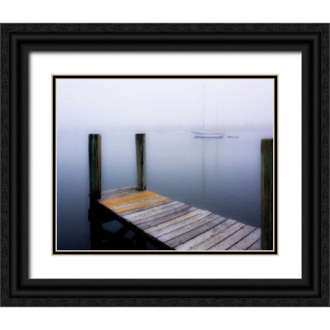 Serene Morning II Black Ornate Wood Framed Art Print with Double Matting by Hausenflock, Alan