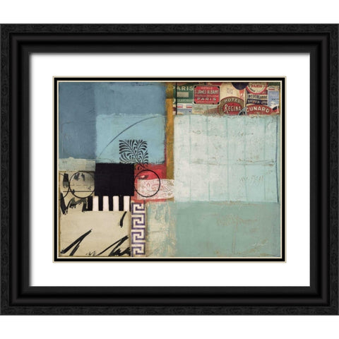 Entropy I Black Ornate Wood Framed Art Print with Double Matting by Braelin, Frank
