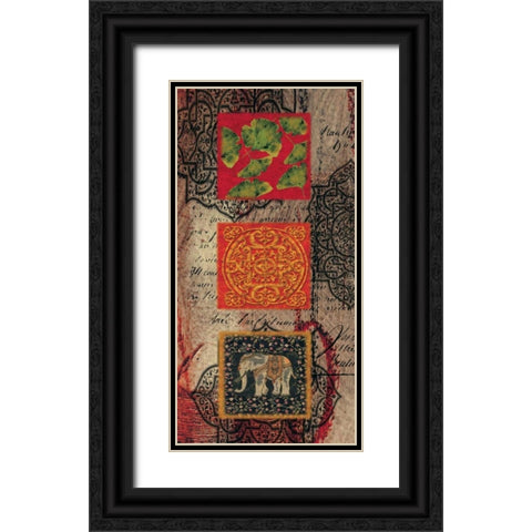 Citrus Jewel I Black Ornate Wood Framed Art Print with Double Matting by Hillard, Stephen
